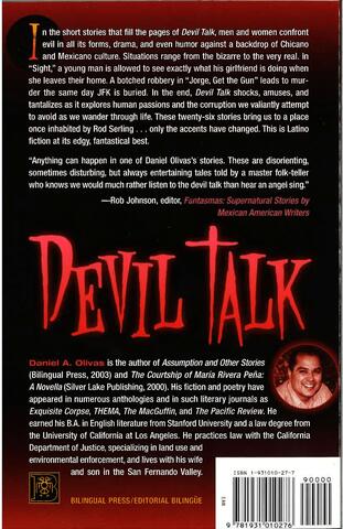 Devil Talk back Cover