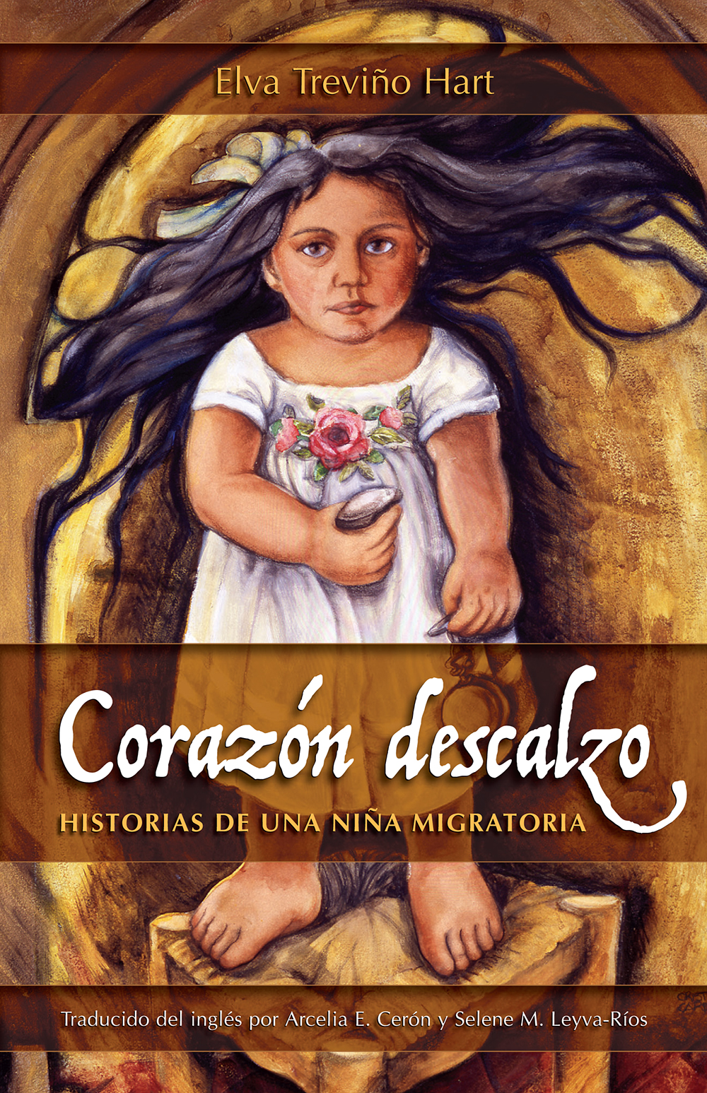 Corazon Descalzo book cover art with child